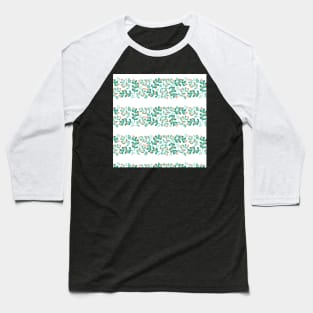 Mistletoe Stripes Baseball T-Shirt